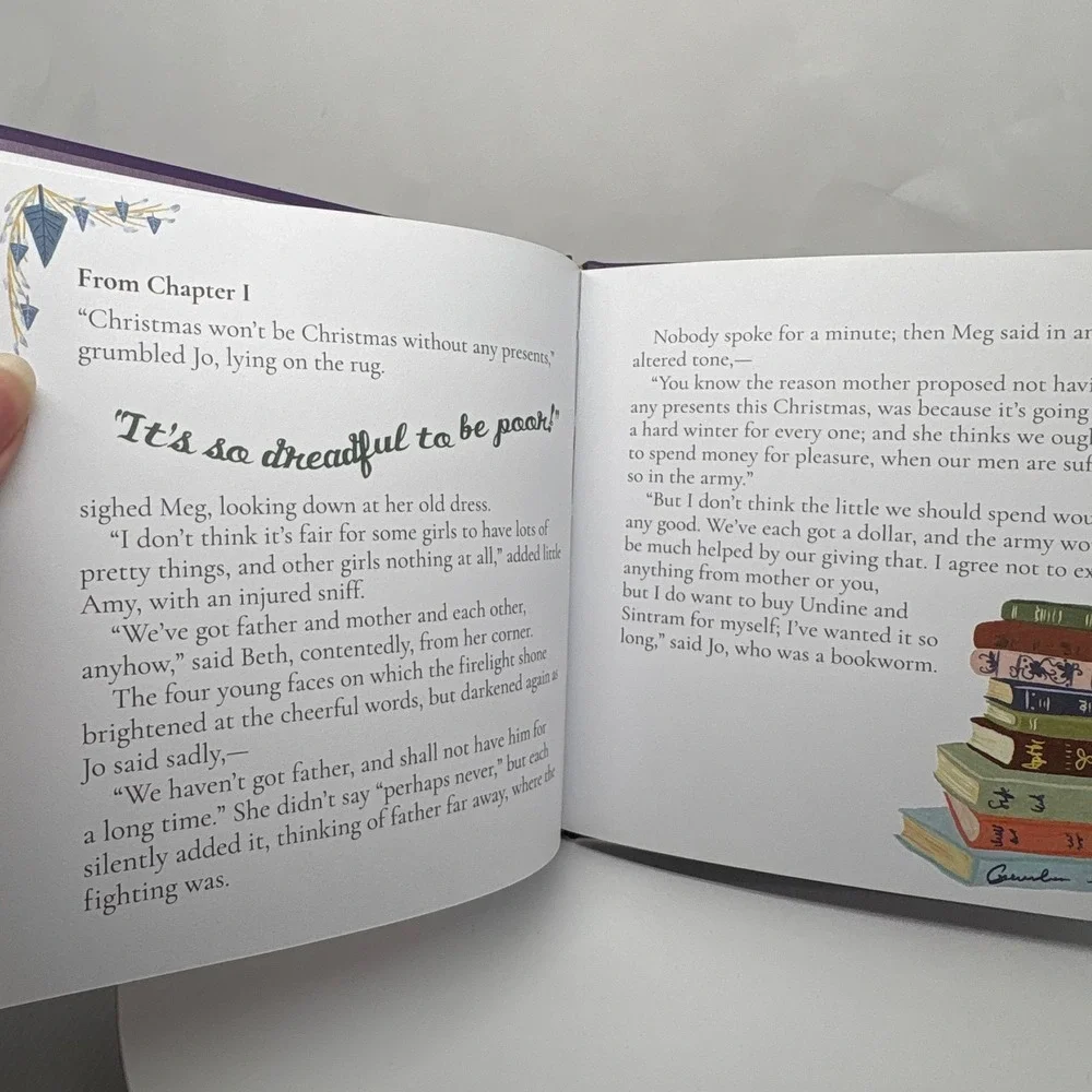 Classic Moments From Little Women Book Excerpts Louisa May Alcott Ice House Book